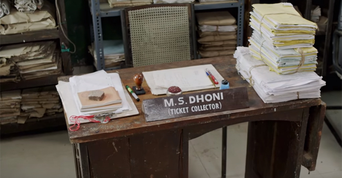 ms dhoni ticket collector
