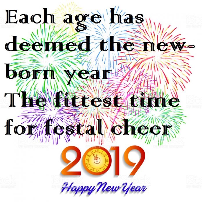 happy new year wishes 2019