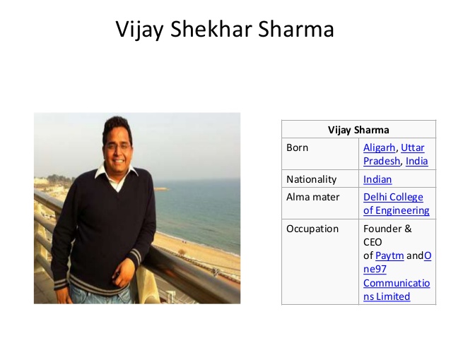 vijay Shekhar paytm of founder Early Life