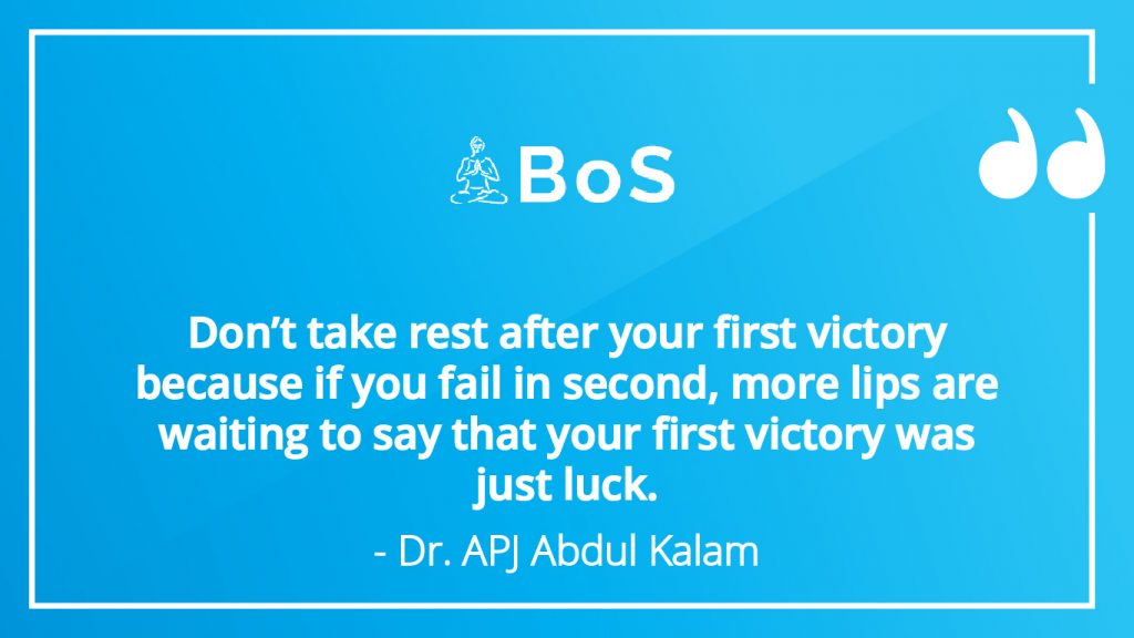 Dr. APJ Abdul Kalam motivational quote