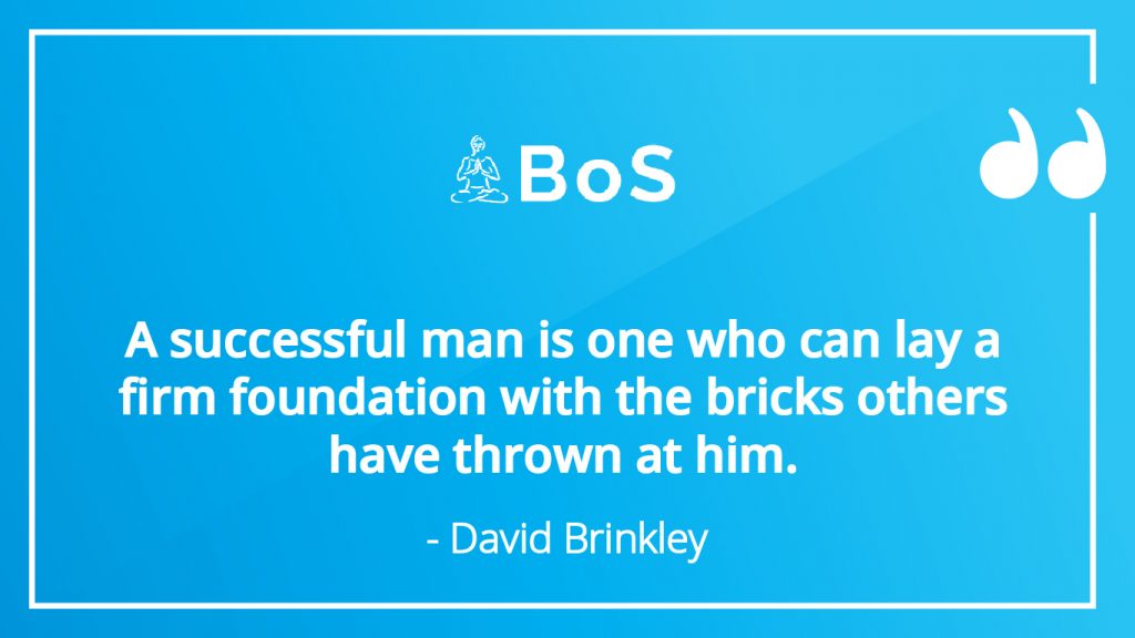 David Brinkley motivational quote