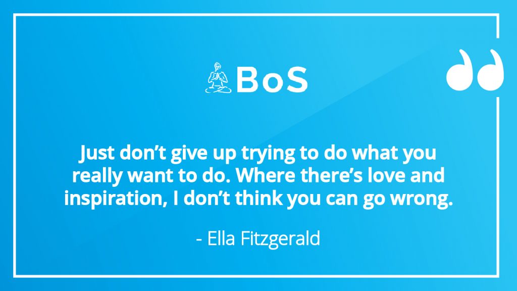 Ella Fitzgerald motivational quote