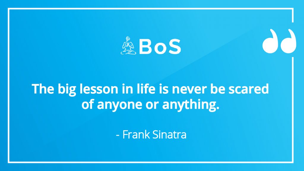 Frank Sinatra motivational quote