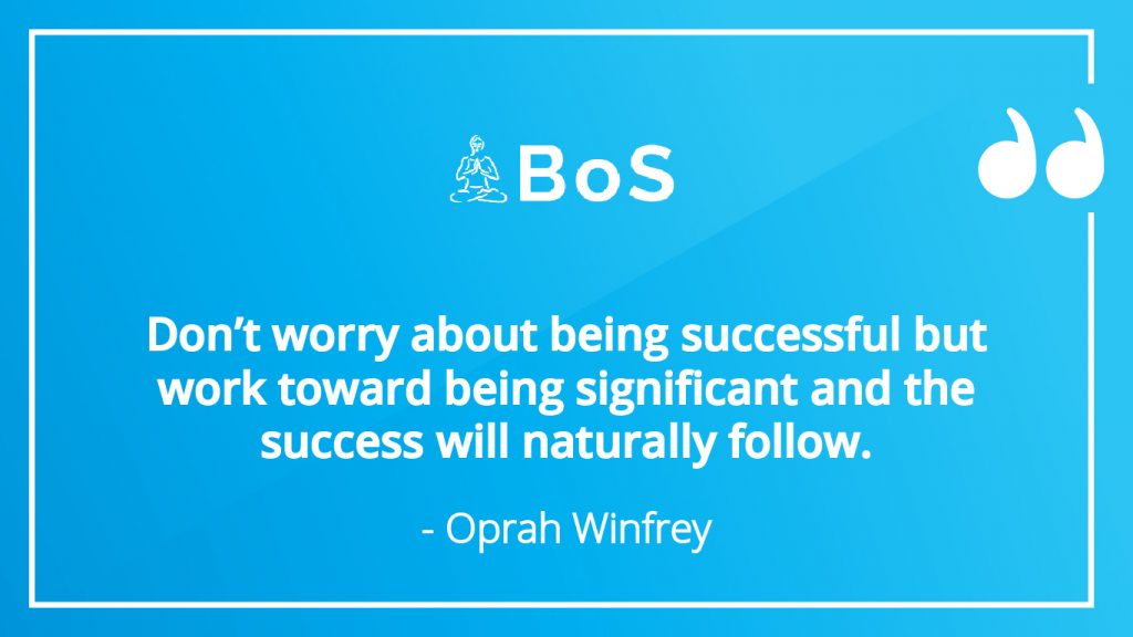 Oprah Winfrey motivational quote