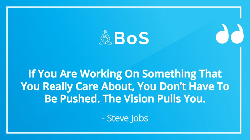 Steve Jobs motivational quote 