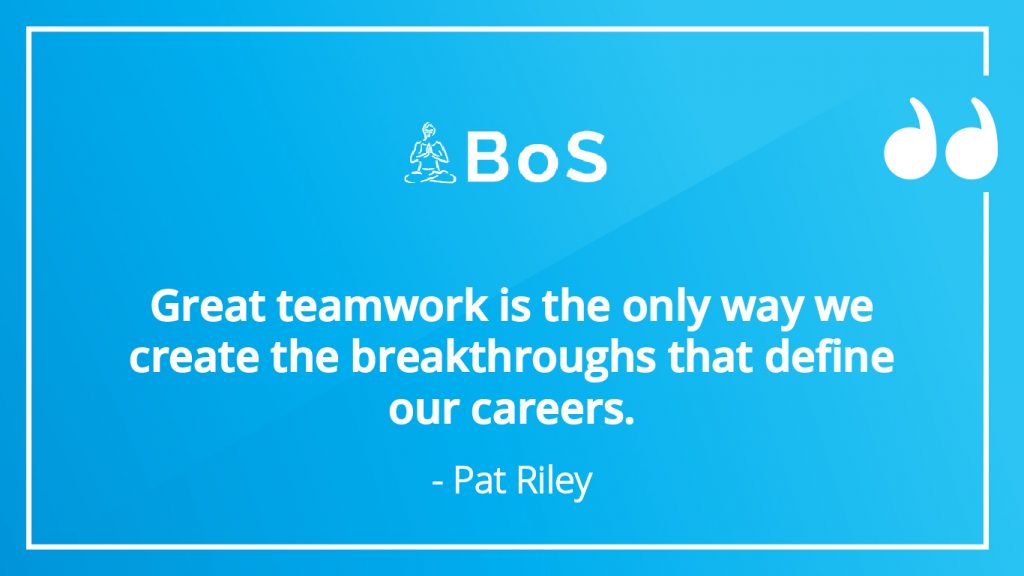 Pat Riley team work quote