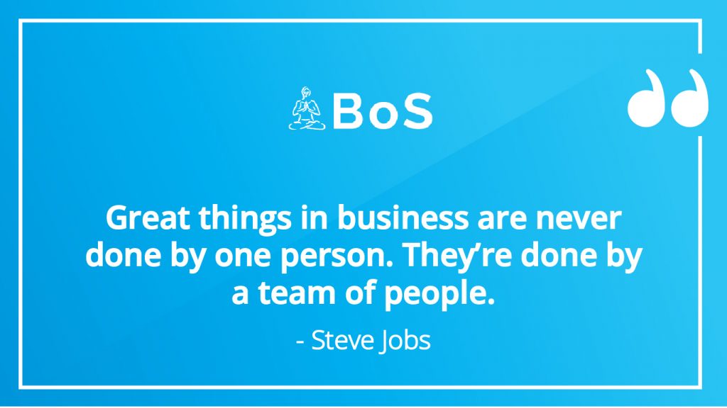 Steve Jobs team work quote