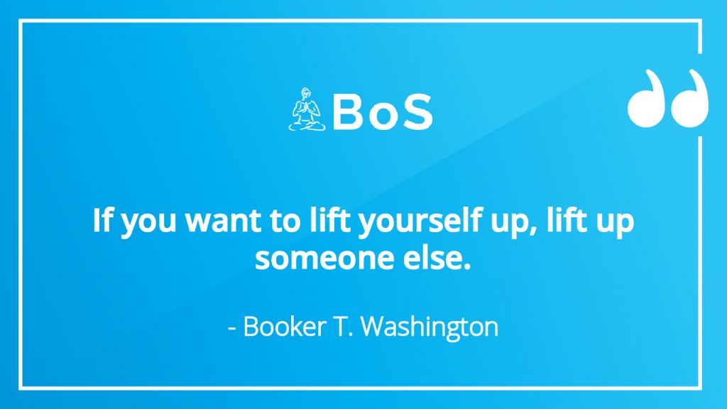 Booker T. Washington team work quote