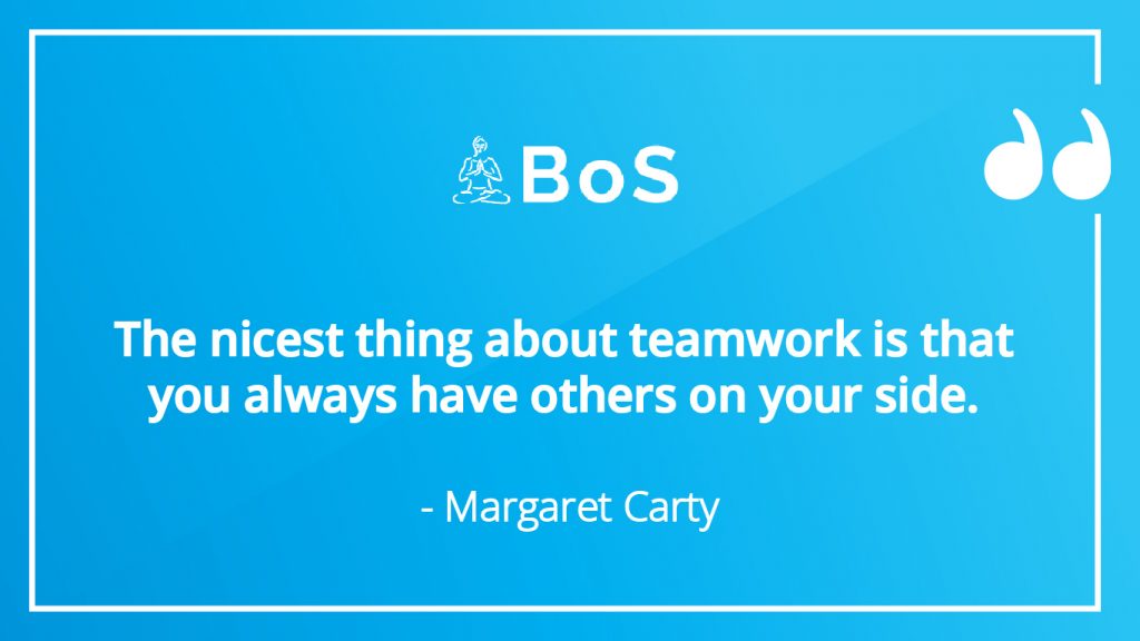 Margaret Carty team work quote