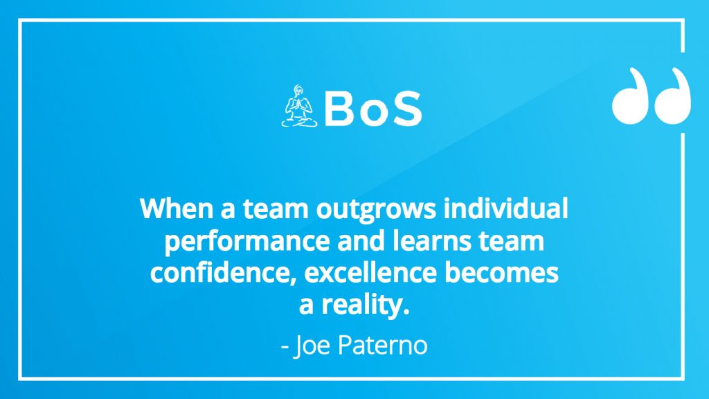 Joe Paterno team work quote