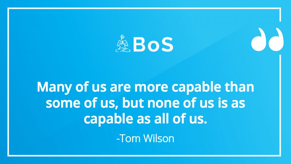 Tom Wilson team work quote