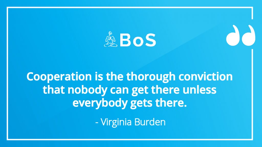 Virginia Burden team work quote