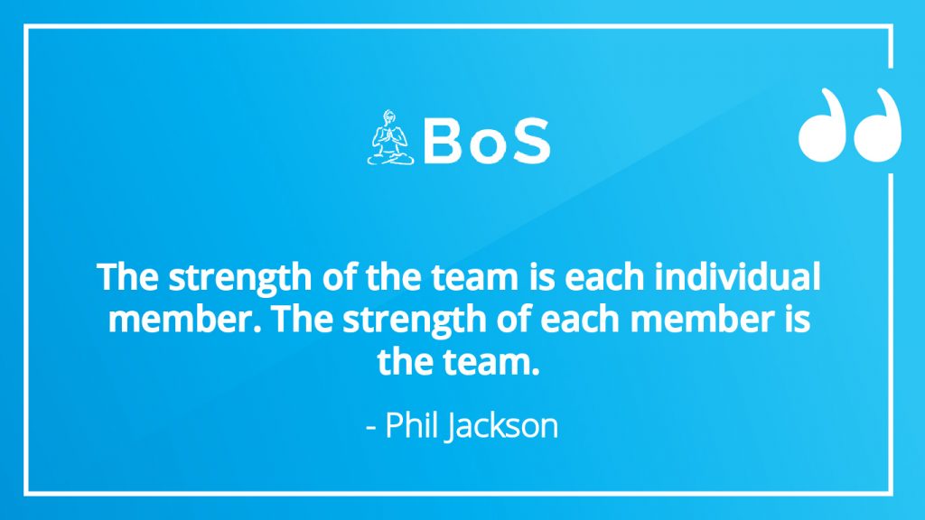 Phil Jackson team work quote