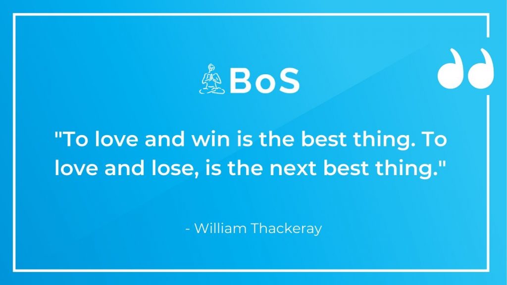 William Thackeray love quotes