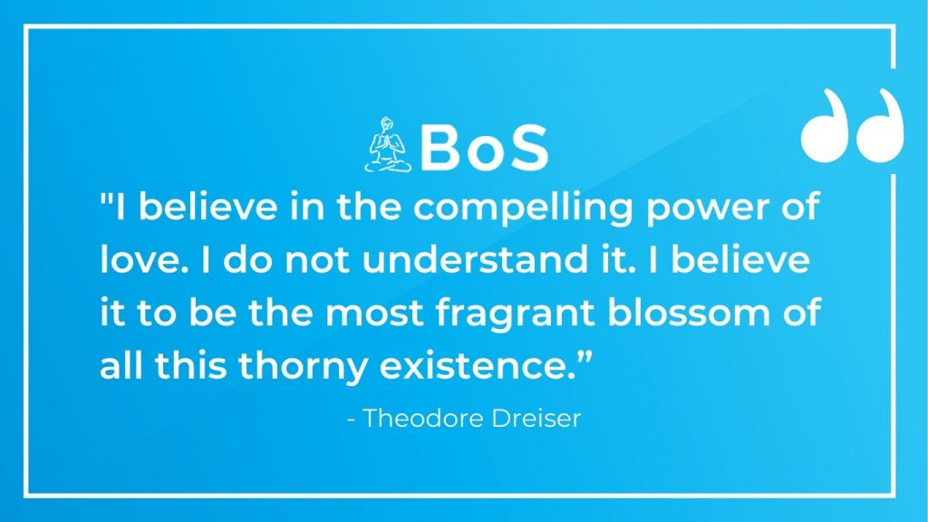 Theodore Dreiser love quotes